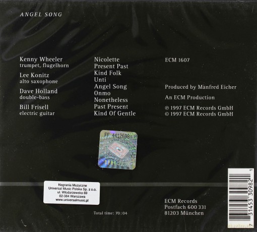 Kenny Wheeler: Angel Song [CD]