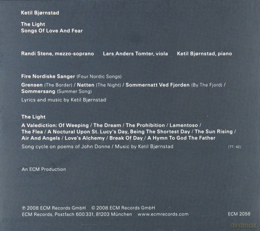 Ketil Bjornstad: The Light [CD]