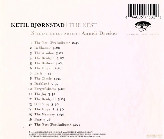 Ketil Bjornstad: The Nest [CD]