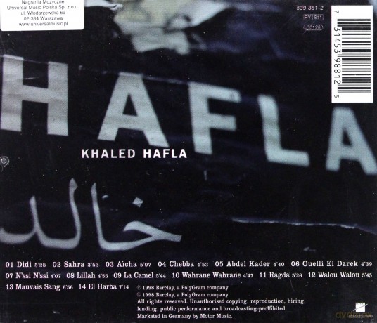 Khaled: Hafla [CD]