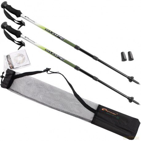 Spokey Slope II Kije Trekkingowe aluminiowe 89833 [SPORT]
