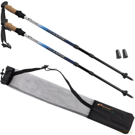 Spokey Traverse II Kije Trekkingowe aluminiowe 89834 [SPORT]