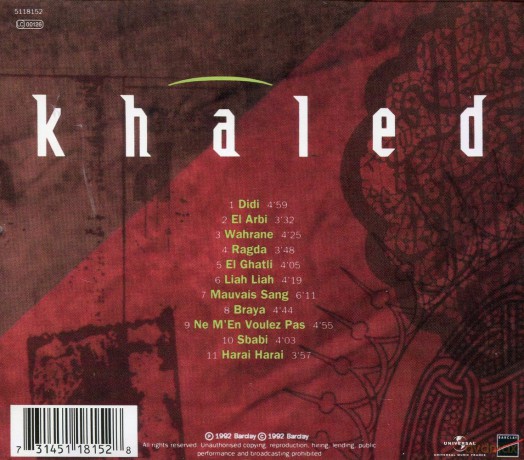 Khaled: Khaled [CD]