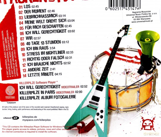 Killerpilze: Mit Pauken Und Raketen (Polska Cena!!) [CD]