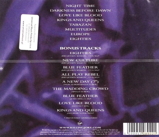 Killing Joke: Night Time [CD]
