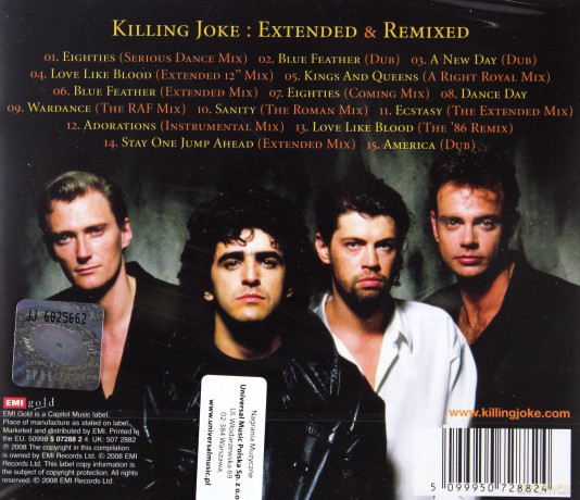 Killing Joke: Remixes [CD]