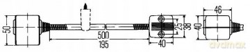 Światło do czytania Hella 2AB 004 532-008 Mercedes Opel Renault Audi Iveco Fiat VW