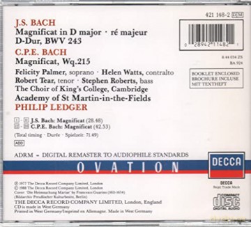 King\'s College Choir: Bach-Magnificats [CD]