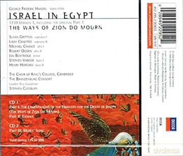 King\'s College Choir: Handel: Israel In Egypt [2CD]