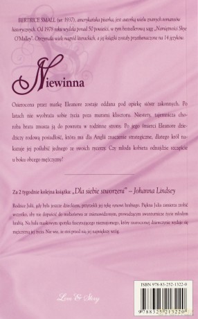 Romans historyczny 91: Niewinna - Bertrice Small [KSIĄŻKA]