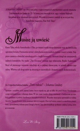 Romans historyczny 94: Musisz ją uwieść - Johanna Lindsey [KSIĄŻKA]