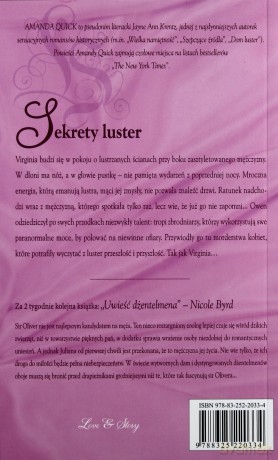 Romans historyczny 99: Sekrety luster - Amanda Quick [KSIĄŻKA]