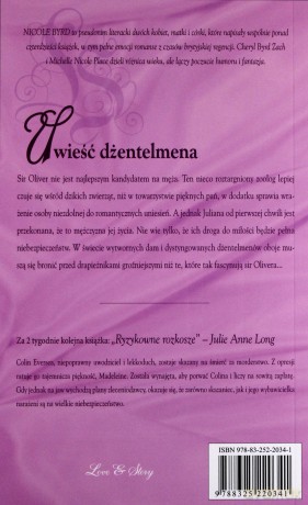 Romans historyczny 100: Uwieść dżentelmena - Nicole Byrd [KSIĄŻKA]