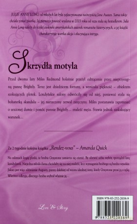 Romans historyczny 104: Skrzydła motyla - Julie Anne Long [KSIĄŻKA]