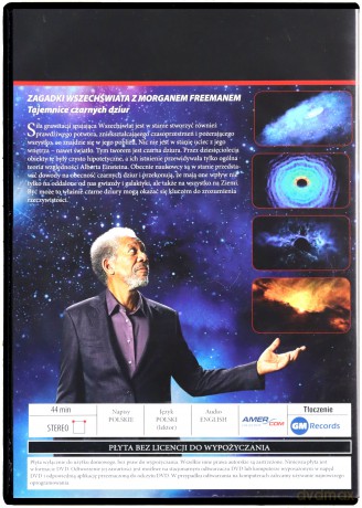 Kosmos - Tajemnice Wszechświata 55: Tajemnice czarnych dziur [DVD]