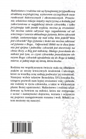 Miłości można się nauczyć. Małżeństwo i rodzina na drodze życia - Benedykt XVI / Joseph Ratzinger [KSIĄŻKA]