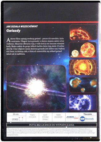 Kosmos - Tajemnice Wszechświata 61: Jak działa Wszechświat: Gwiazdy [DVD]