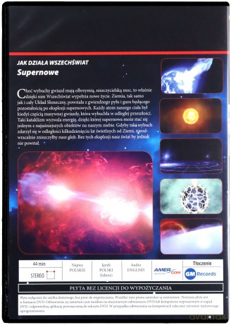 Kosmos - Tajemnice Wszechświata 62: Jak działa Wszechświat: Supernowe [DVD]