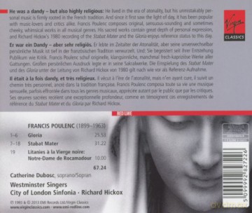 Hickox: Gloria, Stabat Mater [CD]