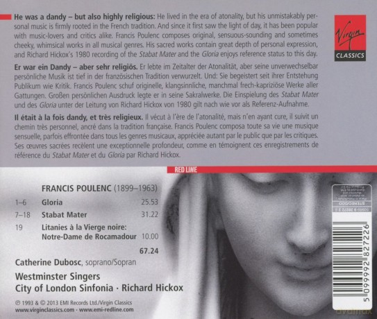 Hickox: Gloria, Stabat Mater [CD]