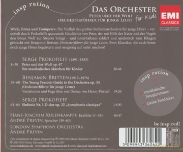 Hans-Joachim Kulenkampf / Andre Previn: Die Instrumente Des Orchesters - For Kids [CD]