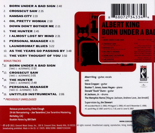 Albert King: Born Under A Bad Sign [CD]