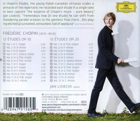 Jan Lisiecki: Chopin Etudes (PL) [CD]