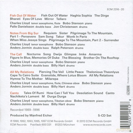 Charles Lloyd: Charles Lloyd Box Reissue [5CD]