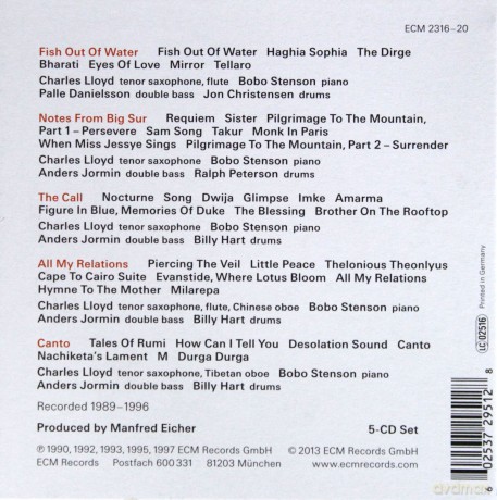 Charles Lloyd: Charles Lloyd Box Reissue [5CD]