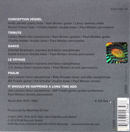 Paul Motian: Paul Motian Box - Reissue [6CD]