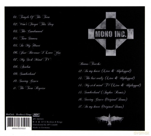 Mono Inc: Temple Of The Torn (digipack) [CD]