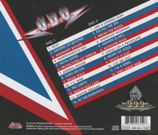 U.D.O.: Live From Russia [2CD]