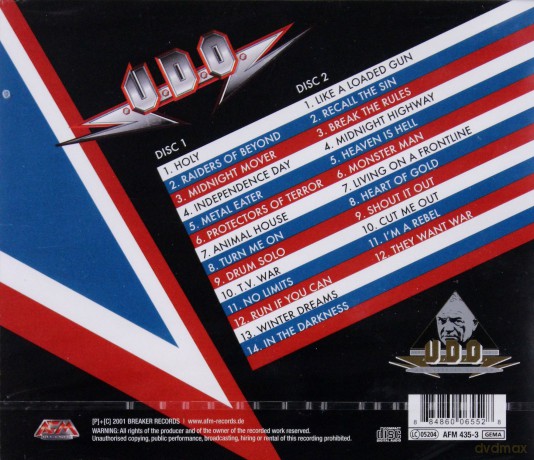U.D.O.: Live From Russia [2CD]