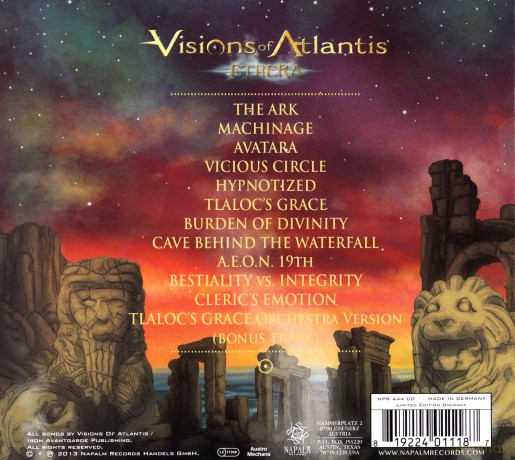 Visions Of Atlantis: Ethera Limited Editionn (digipack) [CD]