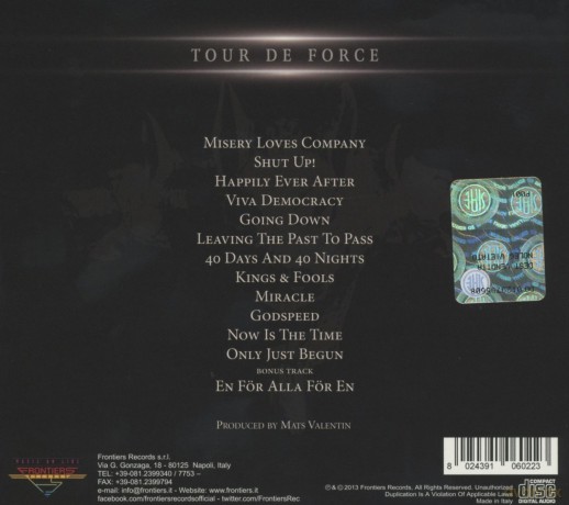 The Poodles: Tour De Force (digipack) [CD]