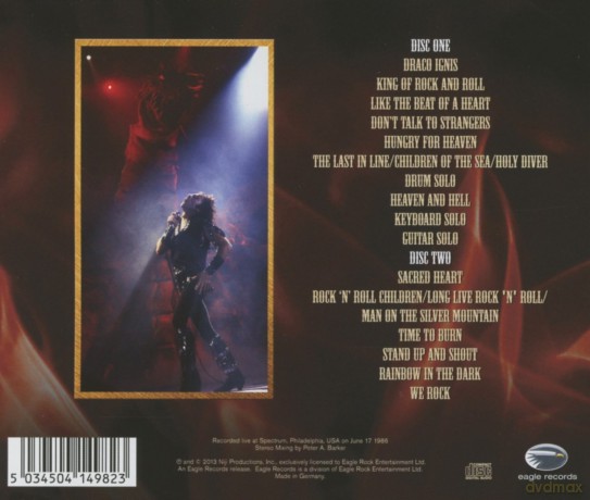 Dio: Finding The Sacred Heart - Live In Philly 1986 [2CD]
