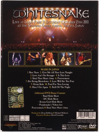 Whitesnake: Made In Japan (digipack) [DVD]