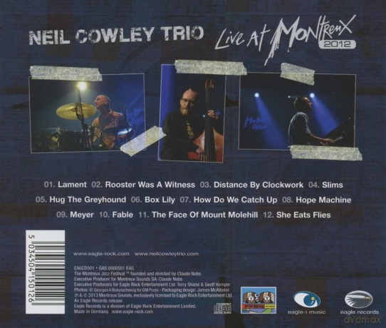 Neil Cowley Trio: Live At Montreux 2012 [CD]