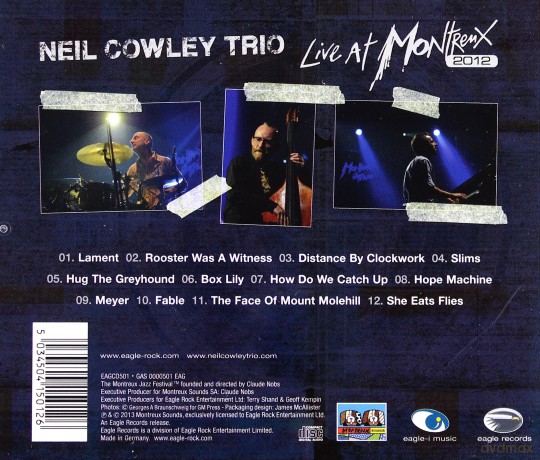 Neil Cowley Trio: Live At Montreux 2012 [CD]