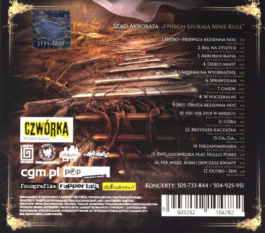 Szad (Trzeci wymiar): I niech szukają mnie kule (digipack) [CD]