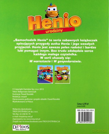 samochodzik henio. urodziny [KSIĄŻKA]
