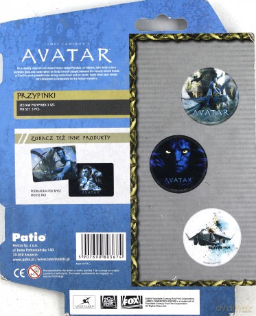 Avatar Przypinki 3 Sztuki 35 mm [GADŻET]