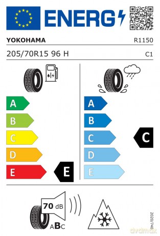 Yokohama Geolandar A/T G015 205/70R15 96 H przyczepność na śniegu (3PMSF), rant ochronny