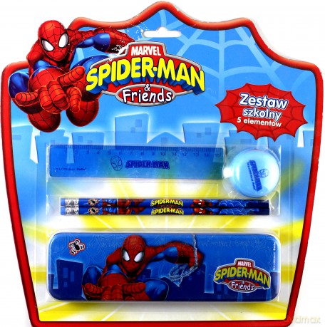 Spiderman Zest.Szkolny 5 El. [GADŻET]