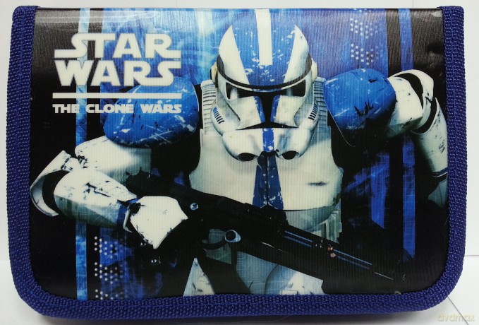 Gwiezdne Wojny (Star Wars)770 Piórnik 1 Klapkowy Z Wyposażeniemniebieski [GADŻET]