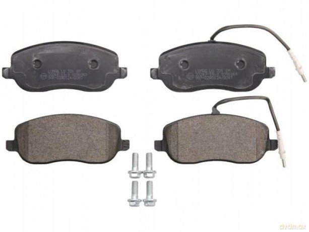 Zestaw klocków hamulcowych, hamulce tarczowe Breck 20261 00 701 00 Peugeot Fiat Citroen Lancia