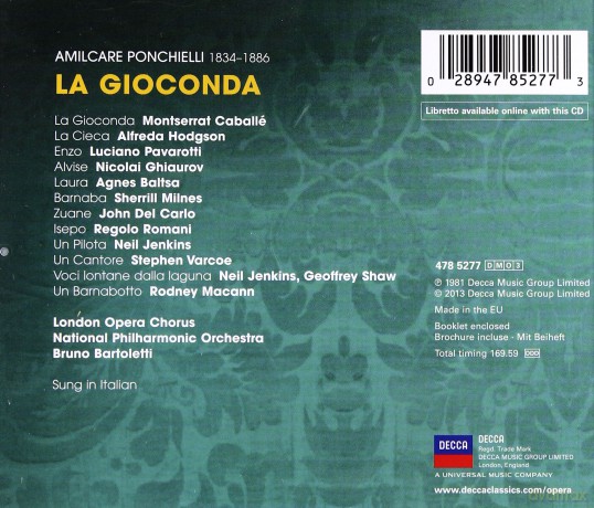 Bruno Bartoletti: Ponchinelli La Gioconda [3CD]