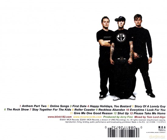 Blink 182: Take Off Your Pants And Jacket [CD]