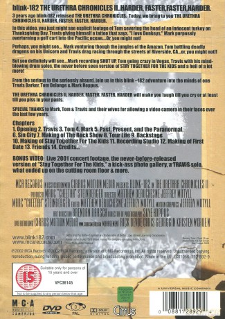 Blink 182: Uthretha Chronicles Ii [DVD]