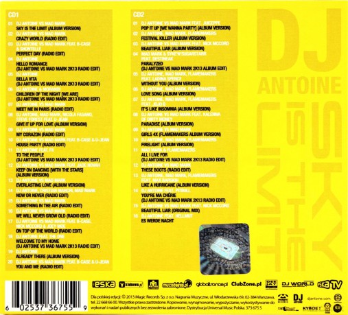 Dj Antoine: Sky Is The Limit (digipack) [2CD]